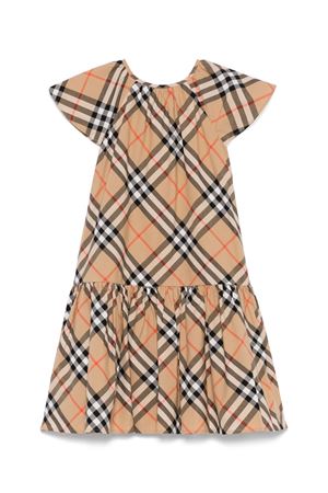 beige cotton dress BURBERRY KIDS | 8100990B9368